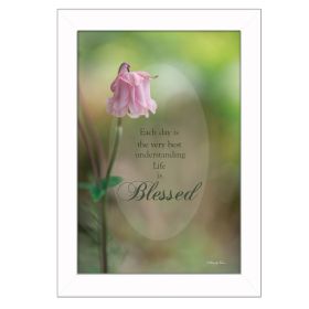 "Blessed" By Robin-Lee Vieira; Printed Wall Art; Ready To Hang Framed Poster; White Frame