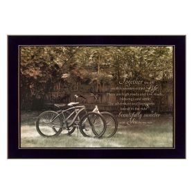 "Journey Together" By Robin-Lee Vieira; Printed Wall Art; Ready To Hang Framed Poster; Black Frame