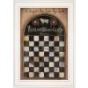 "Woolsey Board Game" by Pam Britton; Ready to Hang Framed Print; White Frame