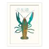"It's All Good at the Beach" By Marla Rae; Printed Wall Art; Ready To Hang Framed Poster; White Frame