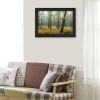 "Holterberg in the Mist" By Martin Podt; Printed Wall Art; Ready To Hang Framed Poster; Black Frame