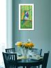 "Plovercrest" By Lisa Morales; Printed Wall Art; Ready To Hang Framed Poster; White Frame
