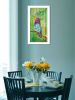 "Anna's Hummingbird" By Lisa Morales; Printed Wall Art; Ready To Hang Framed Poster; White Frame