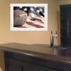 "Football - Believe It" by Lori Deiter; Ready to Hang Framed Print; White Frame