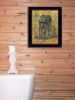 "Thinking Room" By Gail Eads; Printed Wall Art; Ready To Hang Framed Poster; Black Frame