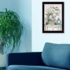 "No Place Like Home" By Mary June; Printed Wall Art; Ready To Hang Framed Poster; Black Frame