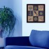 "Coastal Collage II" By Debbie DeWitt; Printed Wall Art; Ready To Hang Framed Poster; Black Frame
