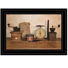 "The Daily Grind" by Billy Jacobs; Ready to Hang Framed Print; Black Frame (Color: as Pic)