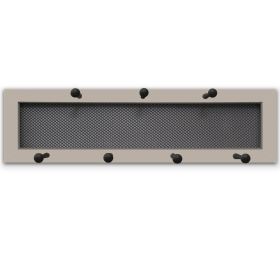 7-Peg Mug Rack by Millwork Engineering; Sand Frame (Color: as Pic)