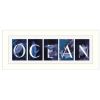 "Ocean" By Robin-Lee Vieira; Printed Wall Art; Ready To Hang Framed Poster; White Frame