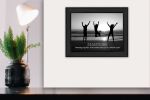 "Teamwork" By Trendy Decor4U; Printed Wall Art; Ready To Hang Framed Poster; Black Frame