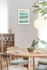 "Live in the Present" By Marla Rae; Printed Wall Art; Ready To Hang Framed Poster; White Frame