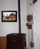 "Antique Barn" By Billy Jacobs; Printed Wall Art; Ready To Hang Framed Poster; Black Frame