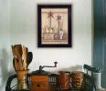 "Country Kitchen" By Mary June; Printed Wall Art; Ready To Hang Framed Poster; Black Frame